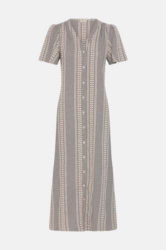 Kleedjes (korte mouwen) grijs - Fransa®