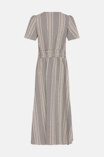 Kleedjes (korte mouwen) grijs - Fransa®