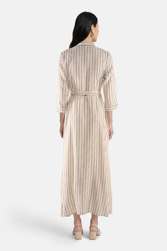 Kleedje met lange mouwen - Multicolor