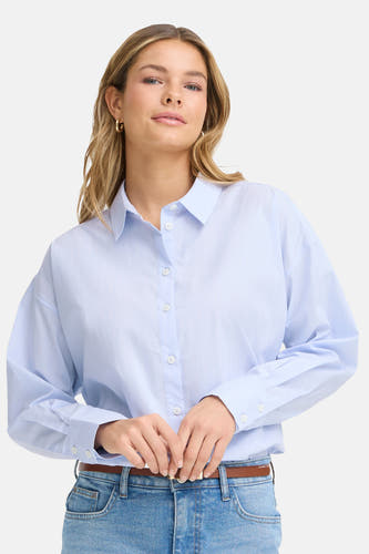 Hemd (lange mouwen) blauw - Fransa®