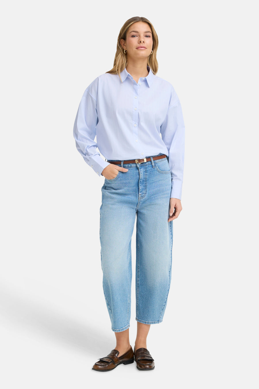 Hemd (lange mouwen) blauw - Fransa®