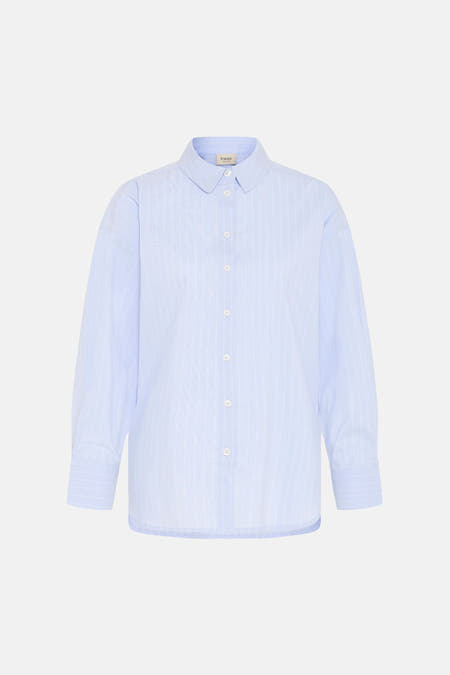 Chemisier (manches longues) bleu - Fransa®