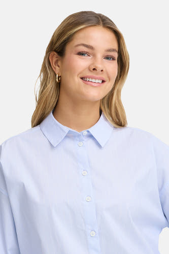 Hemd (lange mouwen) blauw - Fransa®