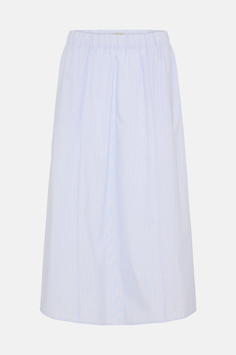 Jupe longue bleue de Fransa, avec un motif subtilement rayé et une taille élastique.