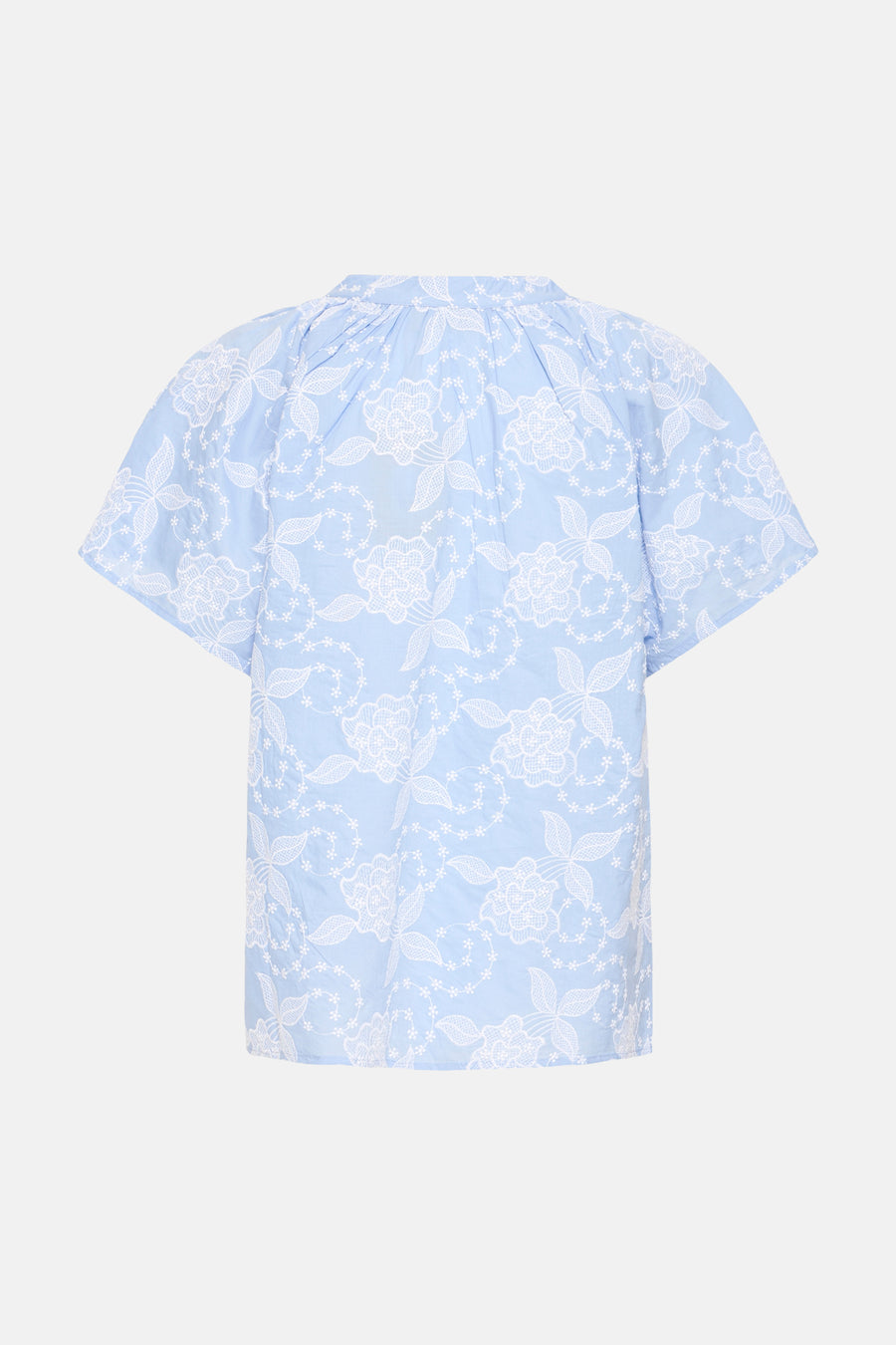 Chemisier (manches courtes) bleu - Fransa®