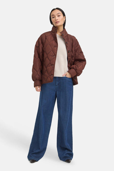 Veste courte brun - Fransa®