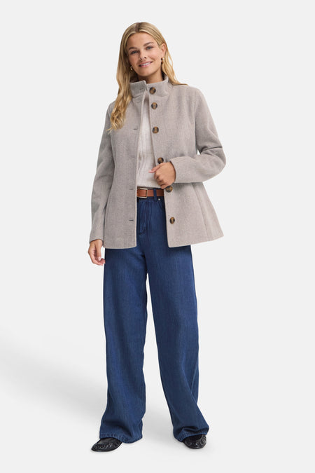 Veste courte brun - Fransa®