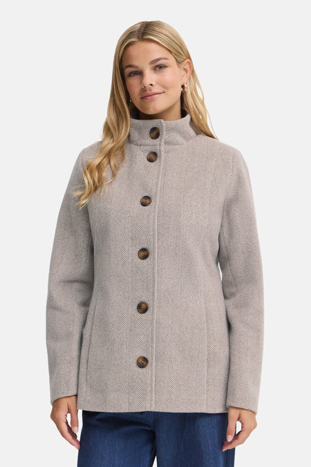 Veste courte brun - Fransa®
