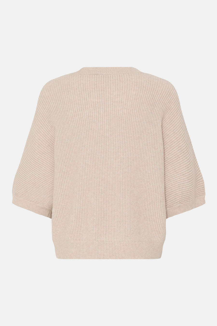 Pull O-hals - Beige