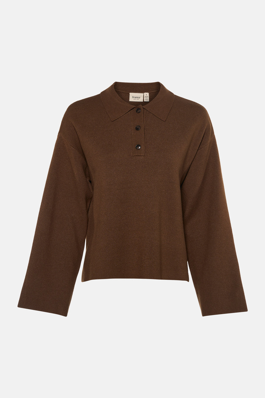 Pull O-hals - bruin