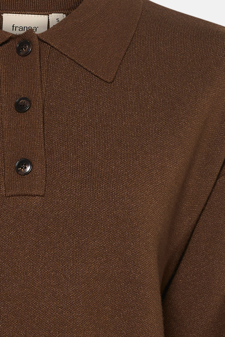 Pull O-hals - bruin