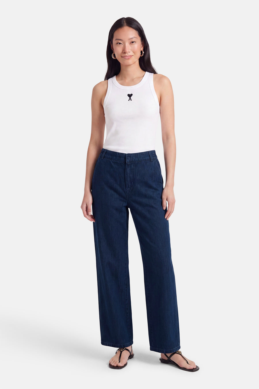 Pantalon - mid blue denim
