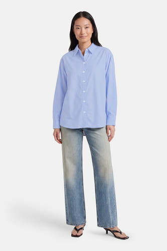 Hemd met lange mouwen - blauw