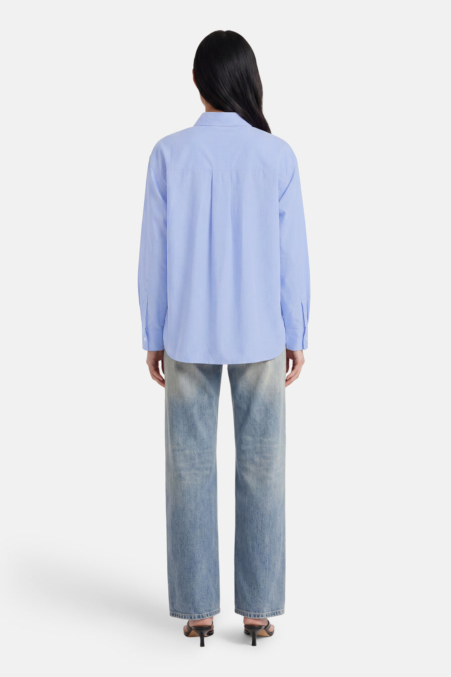 Hemd met lange mouwen - blauw