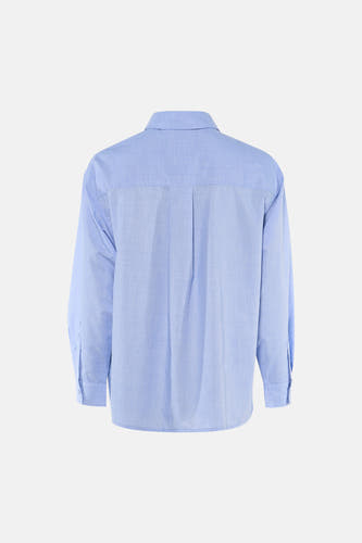 Hemd met lange mouwen - blauw