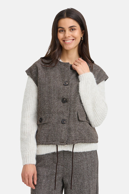 Cardigan bruin - Fransa®