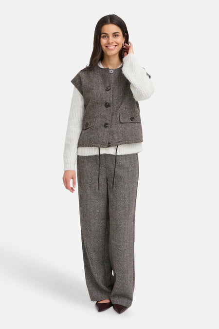 Cardigan bruin - Fransa®
