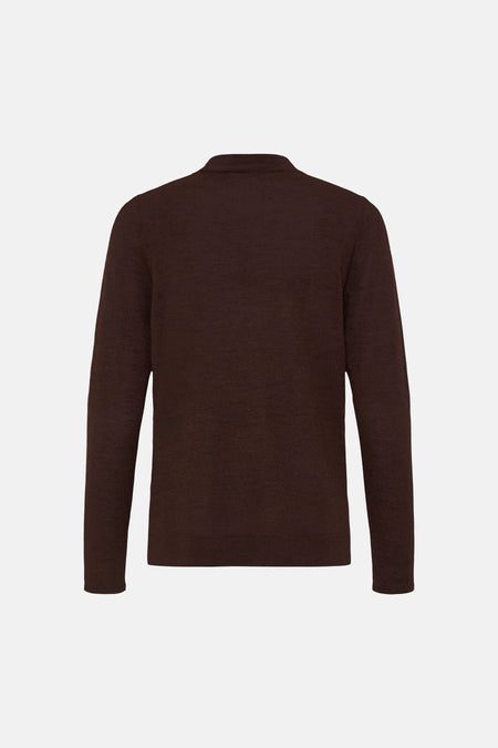 Pull O-hals - bruin