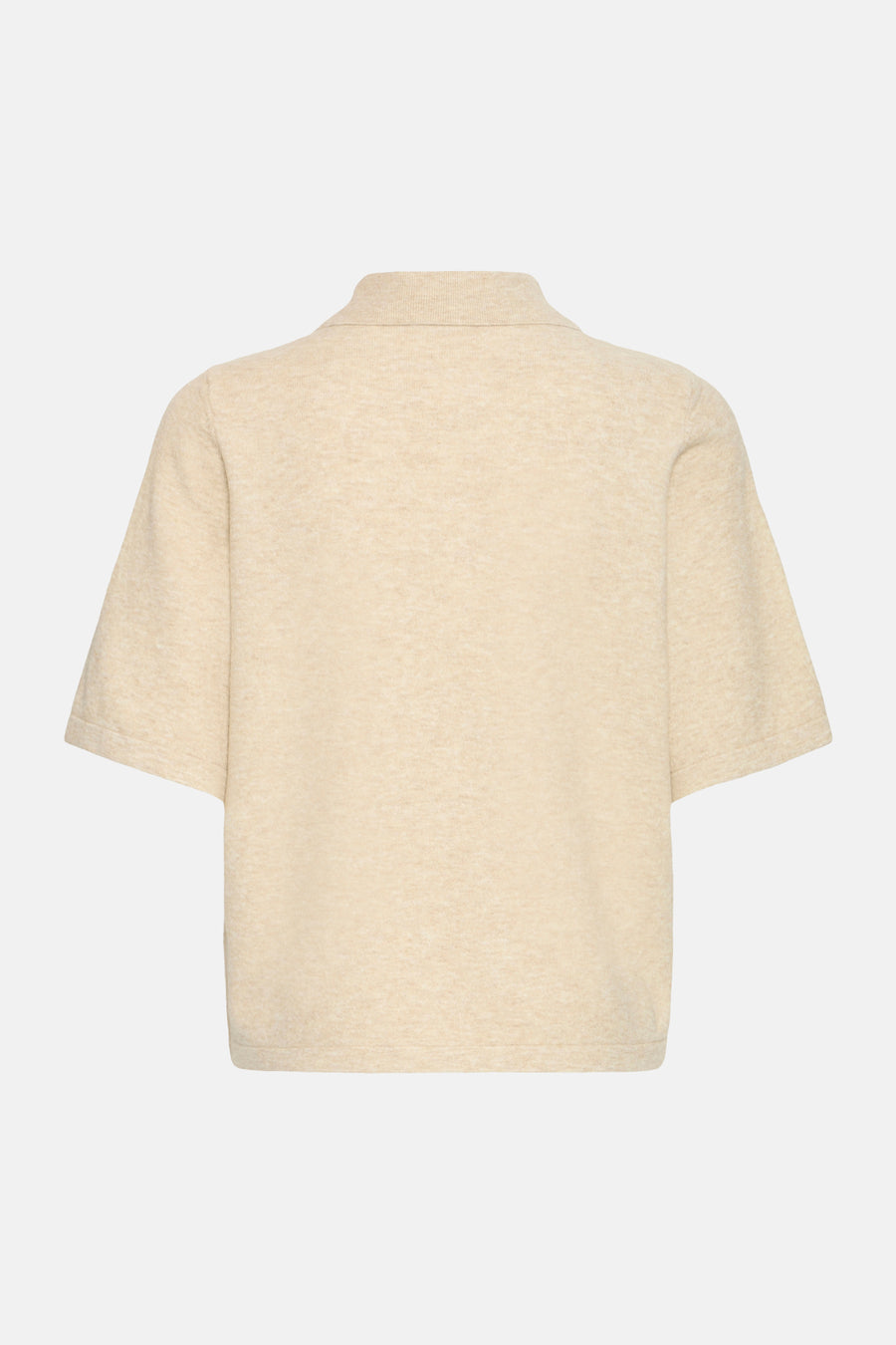 Pull col O beige - Fransa®