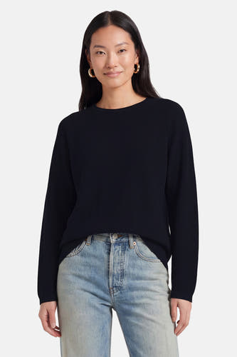 Pull O-hals - blauw