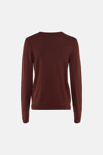Pull O-hals - bruin