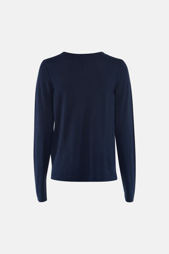 Pull O-hals - blauw