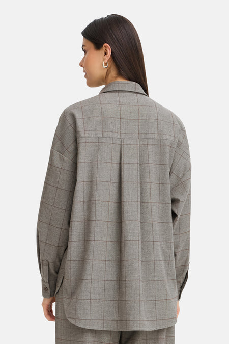 Hemd (lange mouwen) grijs - Fransa®