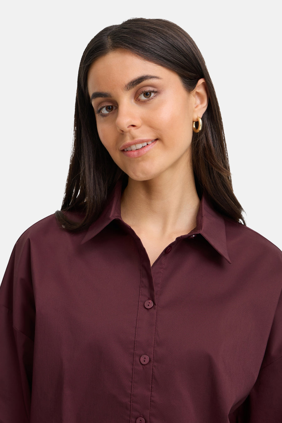 Chemisier (manches longues) mauve - Fransa®