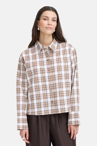 Hemd (lange mouwen) bruin - Fransa®