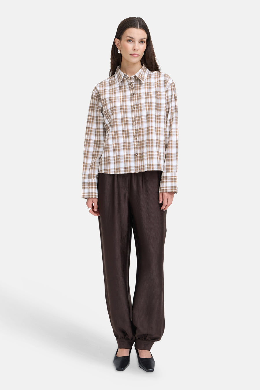 Hemd (lange mouwen) bruin - Fransa®