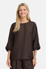Blouse 3/4 bruin - Fransa®
