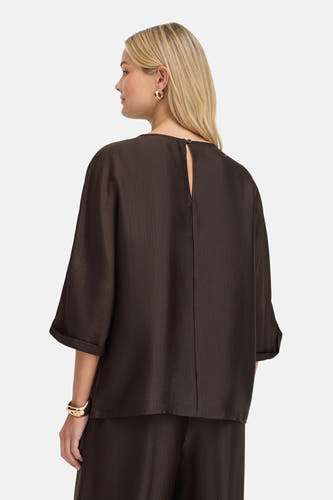 Blouse 3/4 bruin - Fransa®
