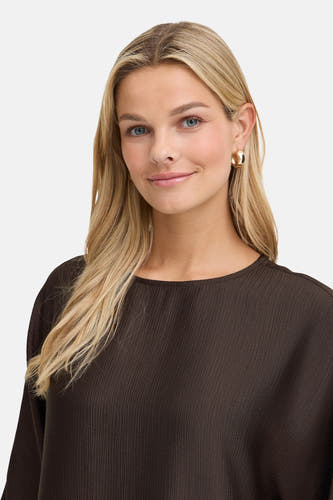Blouse 3/4 bruin - Fransa®