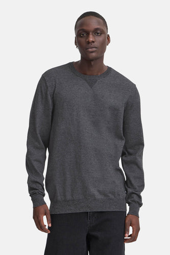 Pull met ronde hals - Grijs