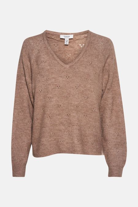 Pull col O Beige - B.YOUNG
