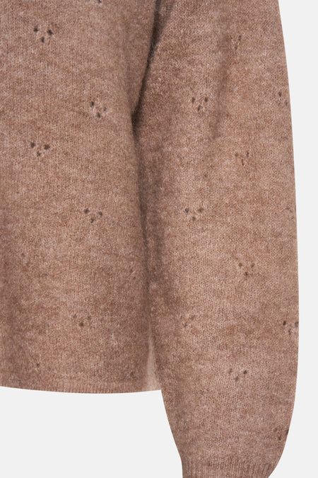 Pull col O Beige - B.YOUNG