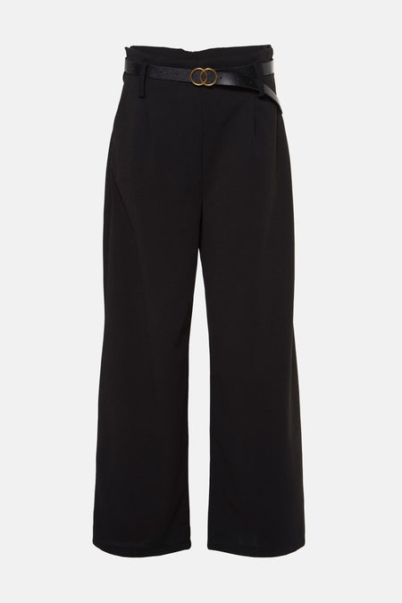 Pantalon coloré Noir - Terra di Siena