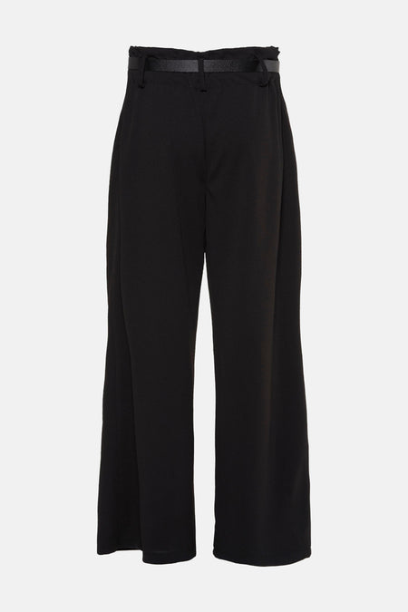 Pantalon coloré Noir - Terra di Siena