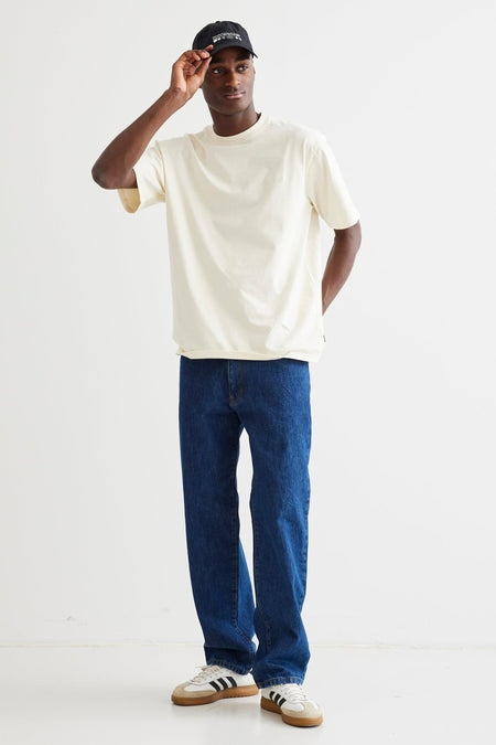 Jeans straight Dark blue denim - WOODBIRD