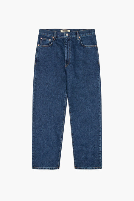 Jeans straight Dark blue denim - WOODBIRD