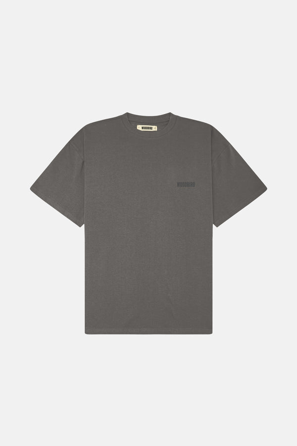 T-shirt (korte mouwen) Grijs - WOODBIRD