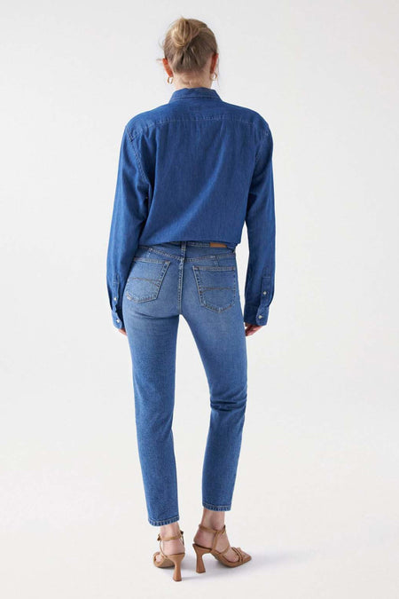 Jeans slim Mid blue denim - Salsa Jeans®