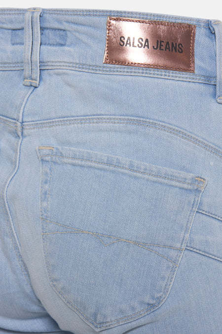 SECRET BOOT - light blue denim