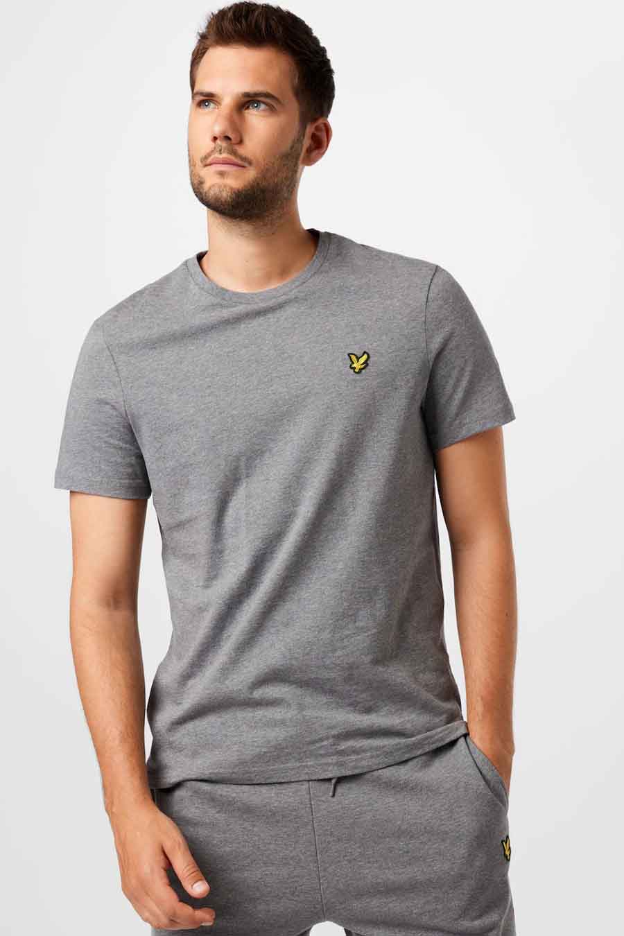 T-shirt (korte mouwen) grijs - LYLE & SCOTT