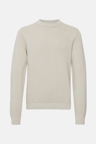 Trui met ronde hals ecru - SOLID - SOLID - 2