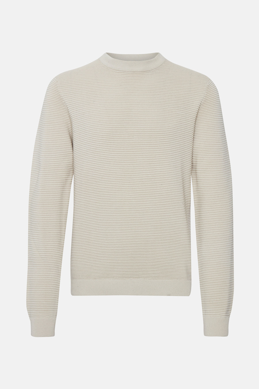 Trui met ronde hals ecru - SOLID - SOLID - 1