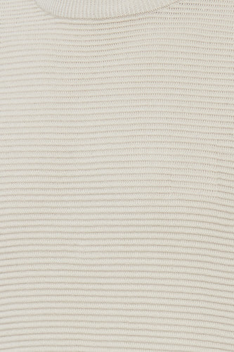 Trui met ronde hals ecru - SOLID - SOLID - 2