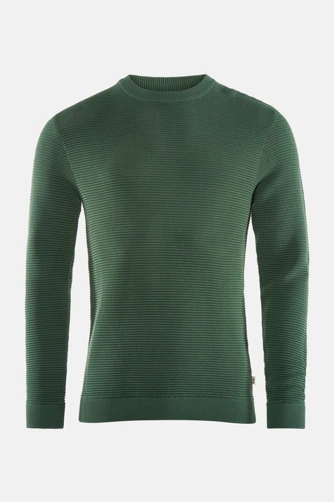 Pull à col rond - vert