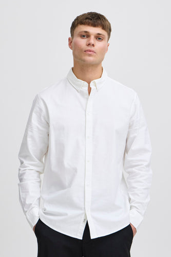 Chemise à manches longues - blanc - SOLID