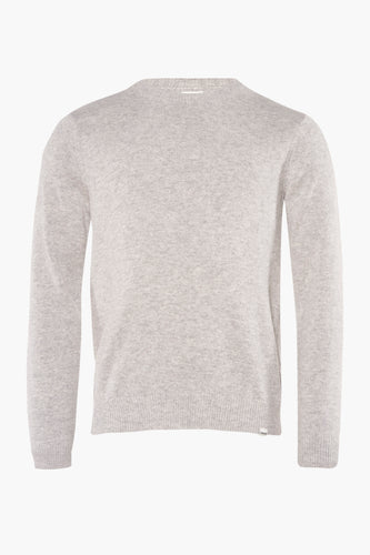 Pull à col rond - gris